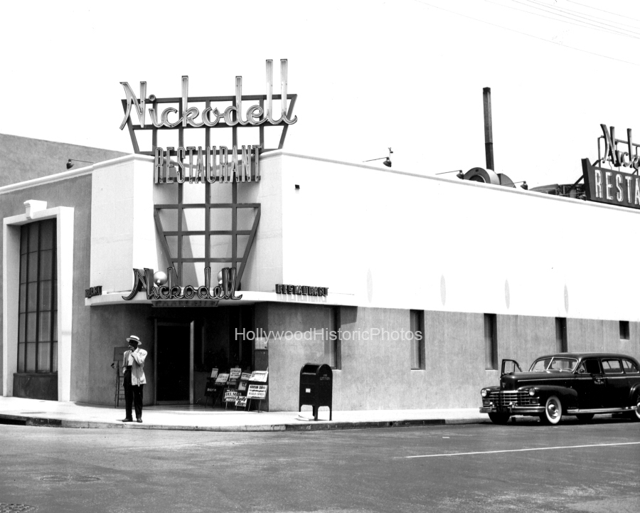 Nickodell Restaurant 1951 1600 No. Argyle St. Hollywood wm.jpg